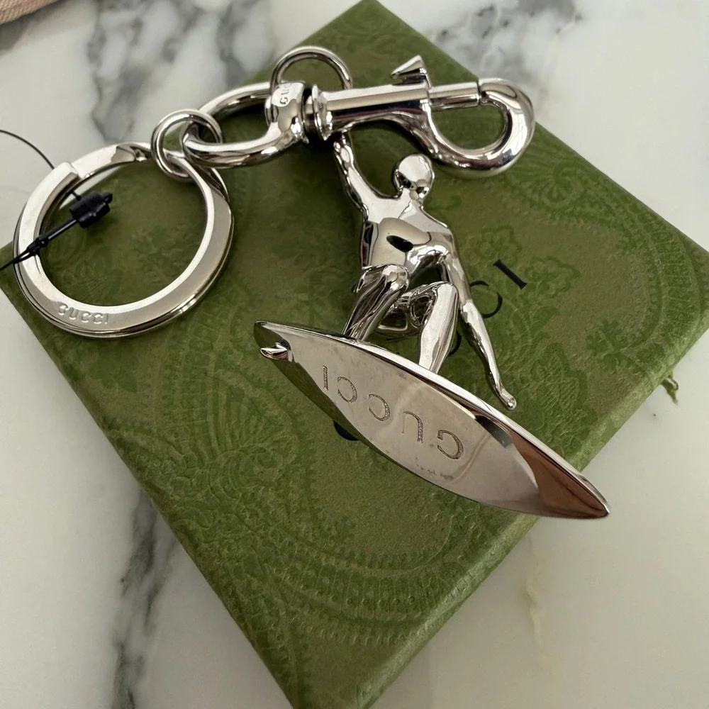 Gucci silver toned